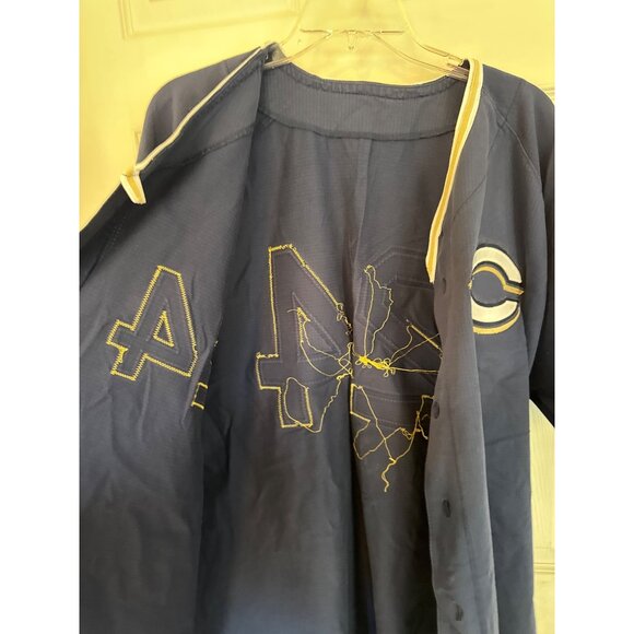 Russell Athletic Cincinnati Reds Number 24 Tony Perez Blue Jersey XL - Picture 8 of 8